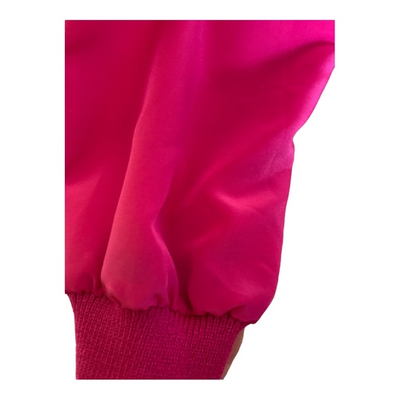 Philippe Marques Pink Western Button-Up Knit Sweater - Fuchsia Pink, Size 16 - Picture 5 of 9